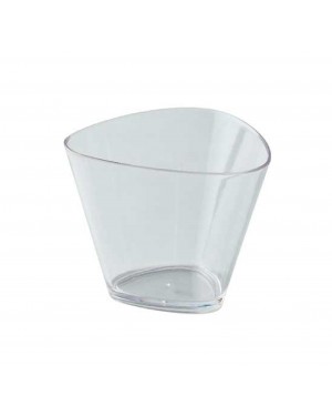 Soft Angle Dessert Cup With Lid 175ml - 1pc