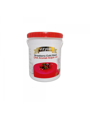 Vizyon Cold Glaze-Strawberry-2.5kg