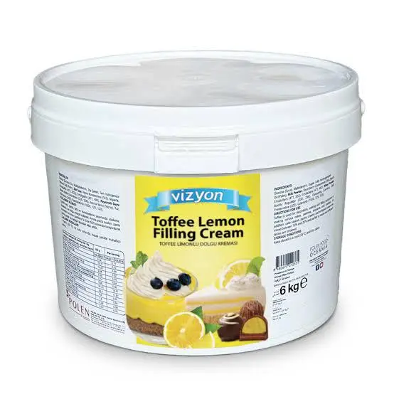 TOFFEE LEMON FILLING CREAM 6KG-VIZYON