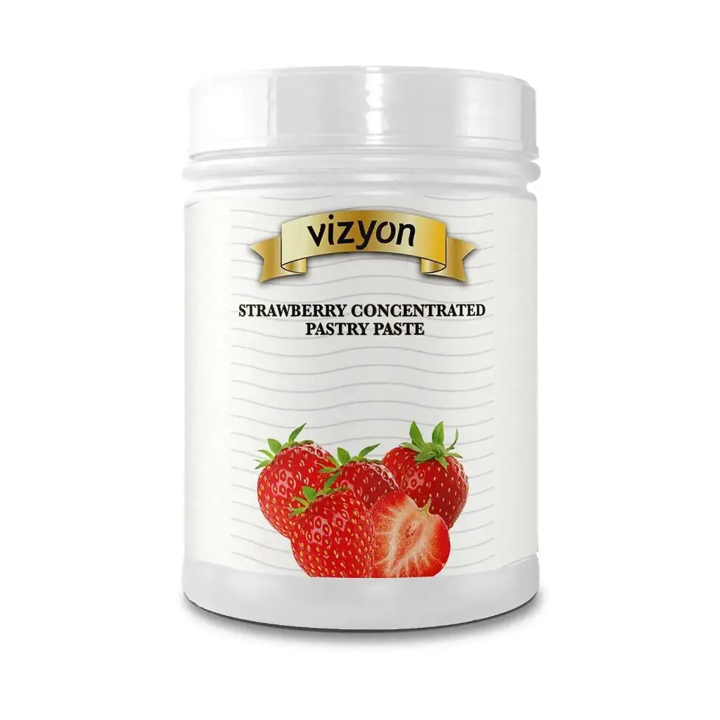 STRAWBERRY CONCENTRATED PASTRY PASTE 1KG - VIZYON