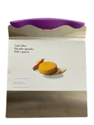 S/STEEL CAKE LIFTER 24 X 20CM (NW 385G)