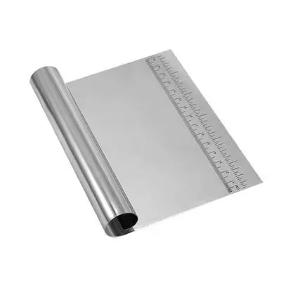 FOOD GRADE S/STEEL PASTRY SCRAPER