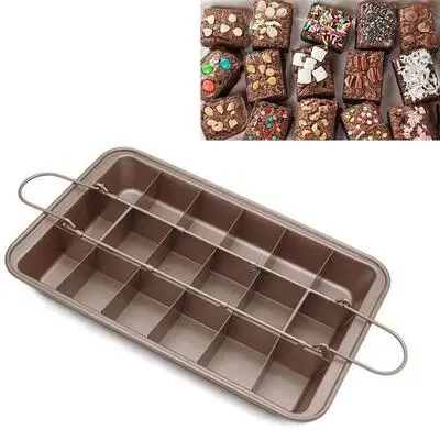 BROWNIE PAN 31 X 20 X 5.2cm (CARBON STEEL WITH TEFLON)