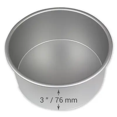 7''x3'' ROUND CAKE PAN (ANODIZED ALUMINIUM)
