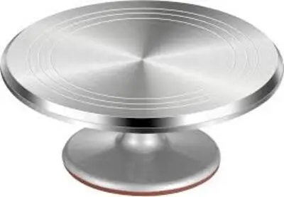 9'' ALUMINUM CAKE TURNTABLE H1.5cm (NW1.26 kg)