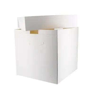 14'' WHITE CAKE BOX