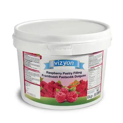 RASPBERRY FILLING CREAM 6KG - VIZYON