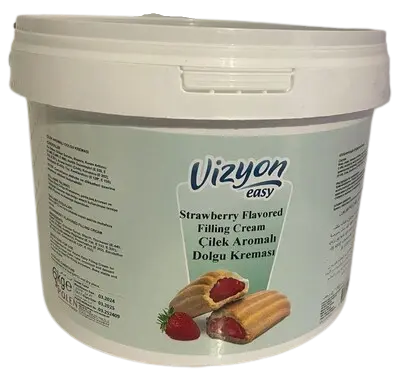 VIZYON EASY STRAWBERRY FLAV. FILLING CREAM 6KG