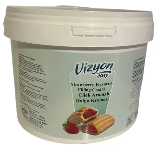 [VZPMX010] STRAWBERRY FILLING CREAM 6KG- VIZYON