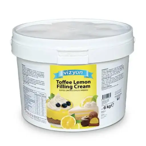 [VZPMX022] TOFFEE LEMON FILLING CREAM 6KG-VIZYON
