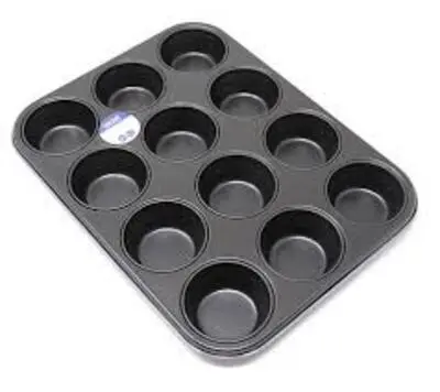 [BBNST001] MUFFIN TRAY - 12 HOLE